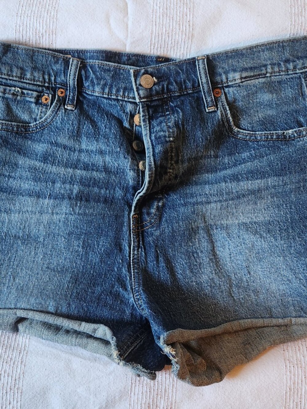 Gap Cheeky Short Sky-High Shorts Women Size 32 / 14 R